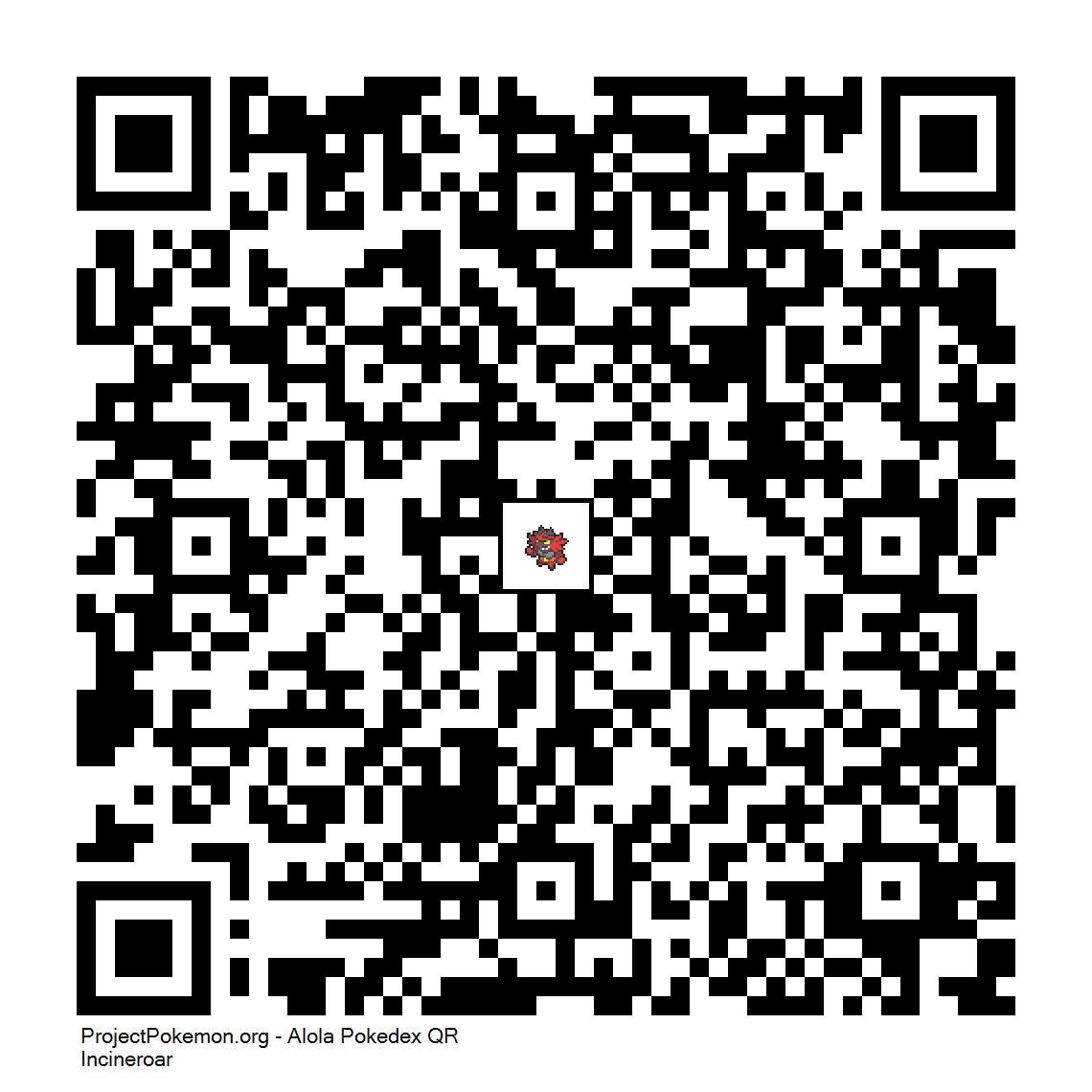 Cdigo QR de Incineroar